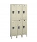 Hallowell Double Tier Rust Resistant Locker
