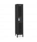 Single Tier Athletic Steel Locker Black