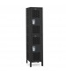 Double Tier Athletic Storage Locker Black