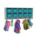 Colorful Kids Cubby Lockers (shown with optional matching trays)
