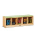 Kids Footlocker Cubby Bench with Key Lime Cushion
