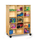 Double-Sided Kids Wood Cubbies