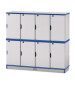Colorful Kids Lockers Double Stack