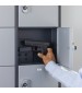 open keyless wall mount pistol locker