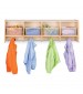 Kids Wall Mount Cubbies (shown with optional clear trays)