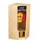 Kids Wooden Corner Coat Locker with Cubby and Seat