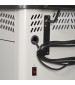 Laptop Locker Cart Grommet and Cord Organization