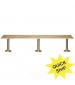 Locker Room Benches with 3 Stainless Steel Pedestals