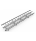 Three Row Aluminum  Bleachers (27' shown)