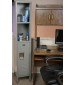 office storage locker with cubbies