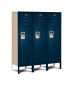Single Tier 30-1/2" High Metal Locker 