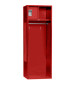 Red Stadium Locker with Optional Security Box