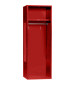 Red Stadium Locker with Shelf