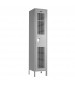 Single Tier Wide Ventilated Locker Gray