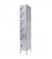 Six Tier Stainless Steel Locker