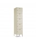 Five Tier Steel Box Locker Beige