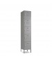 Five Tier Steel Box Locker Gray