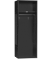 Black Stadium Locker with Shelf