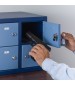 desk mount pistol locker with gun