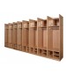 row of Straight Front Lockers