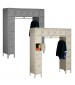 Tennsco 16 person metal wall lockers