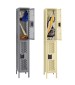 tennsco double tier ventilated steel lockers