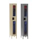 Tennsco single tier c-thru lockers