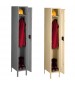 Tennsco single tier metal locker