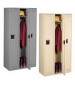 Tennsco single tier wall lockers with no legs
