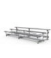 Three Row Aluminum Bleachers Tip and Roll
