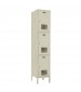 Triple Tier Ventilated Locker Beige