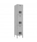 Triple Tier Ventilated Locker Gray