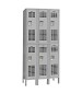 Double Tier Ventilated Gym Lockers
