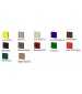 Color Chart Wall Mount Expanded Metal Bench