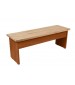 Laminate Bench with Wood Top Oiled Cherry